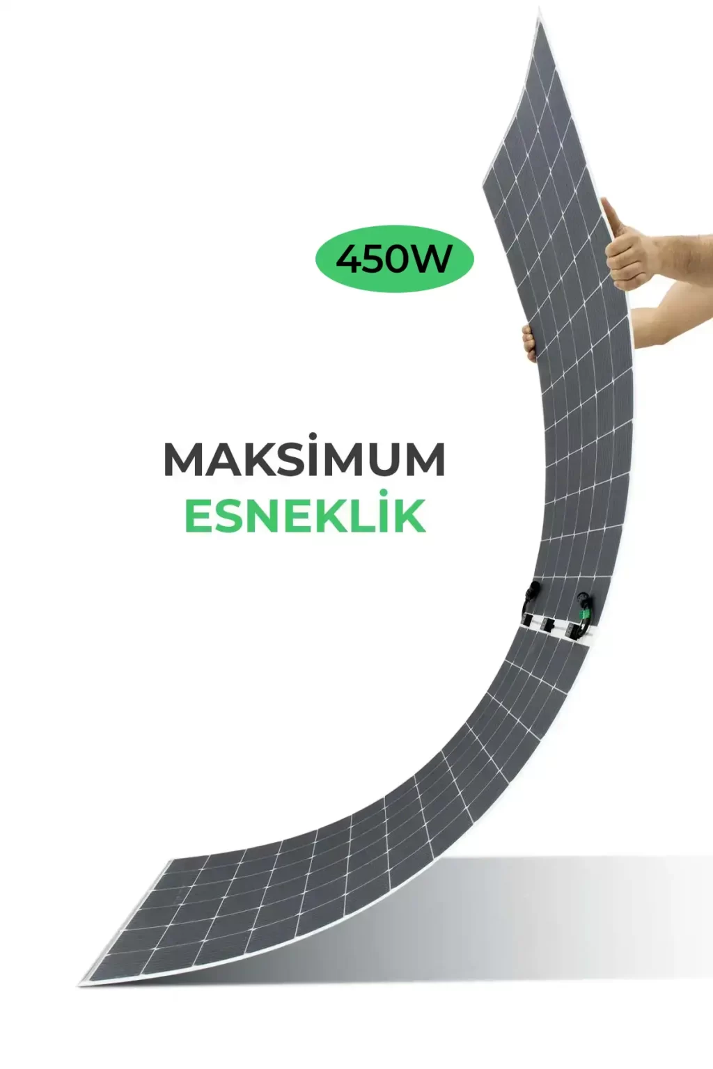 HT-SAAE Marin Tip 450W Monokristal Halfcut Flexible – Esnek Panel – 1 Palet 46 Adet 